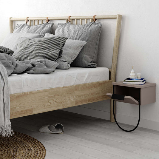 Norfolk seinale kinnitatav öökapp – Modernne disain ja peidetud panipaik (33 cm lai)