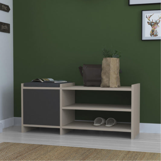 Sunno Stiilne jalanõudepink istmepadjaga ja 8 paari mahutavusega – 100 x 35 x 44 cm