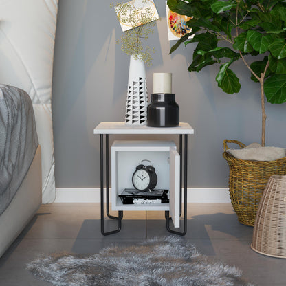 Acres Moodne öökapp metalljalgadel – 40 cm lai, sahtliga voodikapp
