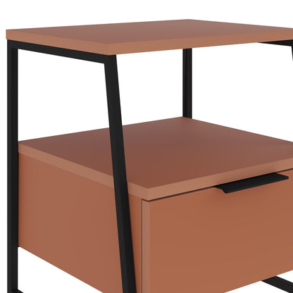 Pal kaasaegne öökapp sahtliga – 45 cm lai, mitmeotstarbeline öökapp metalljalgadega