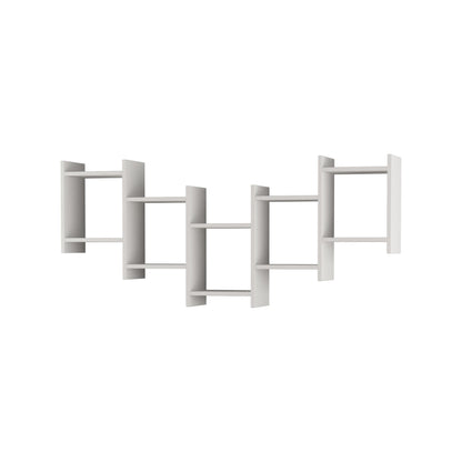 Bat kaasaegne seinariiul – 5 sektsiooniga rippuv riiul, 151 x 20 x 64 cm