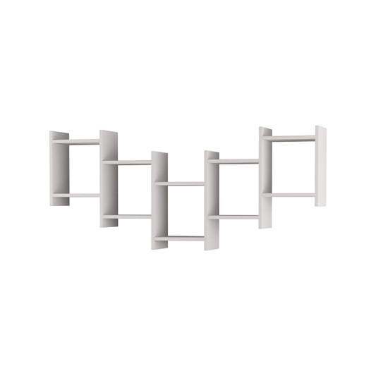 Bat kaasaegne seinariiul – 5 sektsiooniga rippuv riiul, 151 x 20 x 64 cm