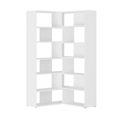 Molly nurga seinariiul 5 tasandiga – valge, 178.6x93.6x29.6 cm