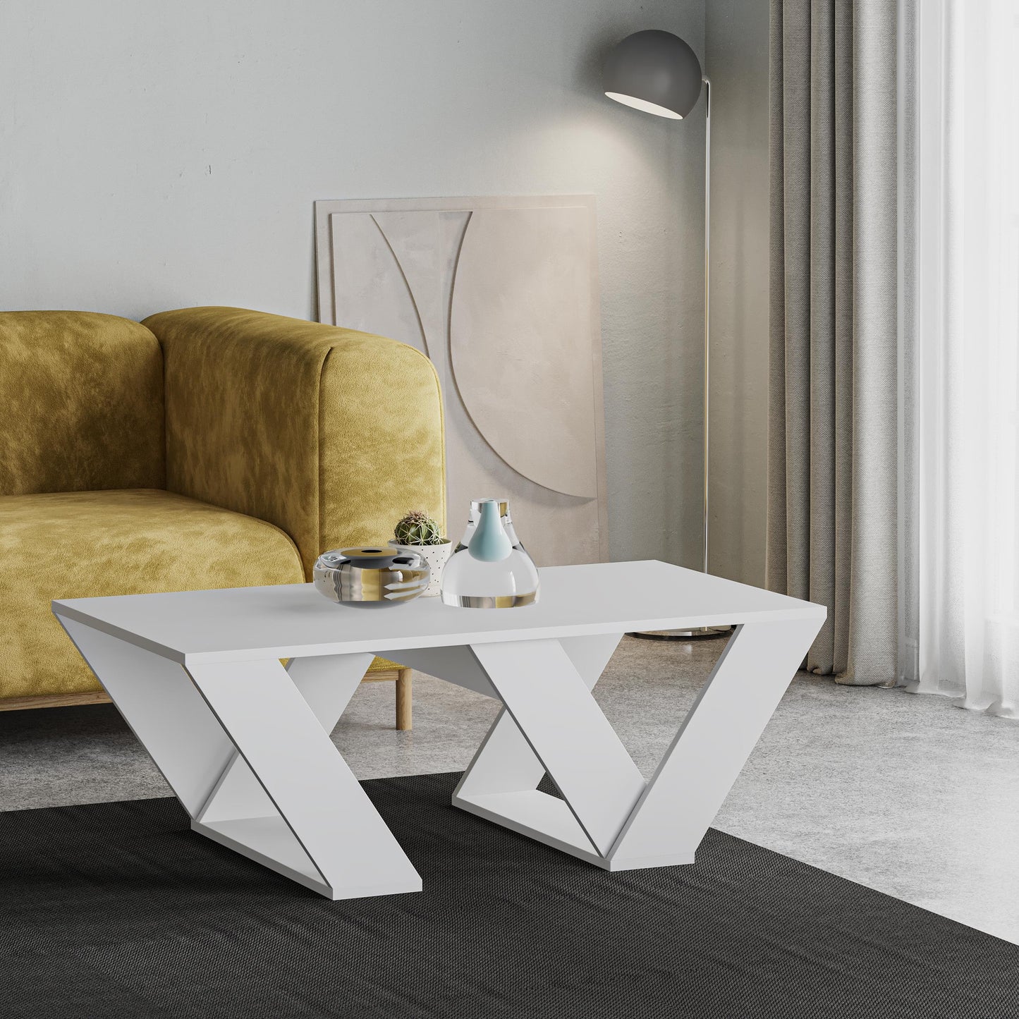 Pipra kohvilaud – Modernne ja stiilne laud elutuppa (110 x 60 x 40 cm)