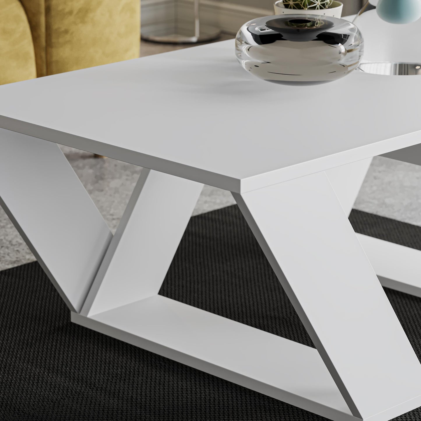 Pipra kohvilaud – Modernne ja stiilne laud elutuppa (110 x 60 x 40 cm)
