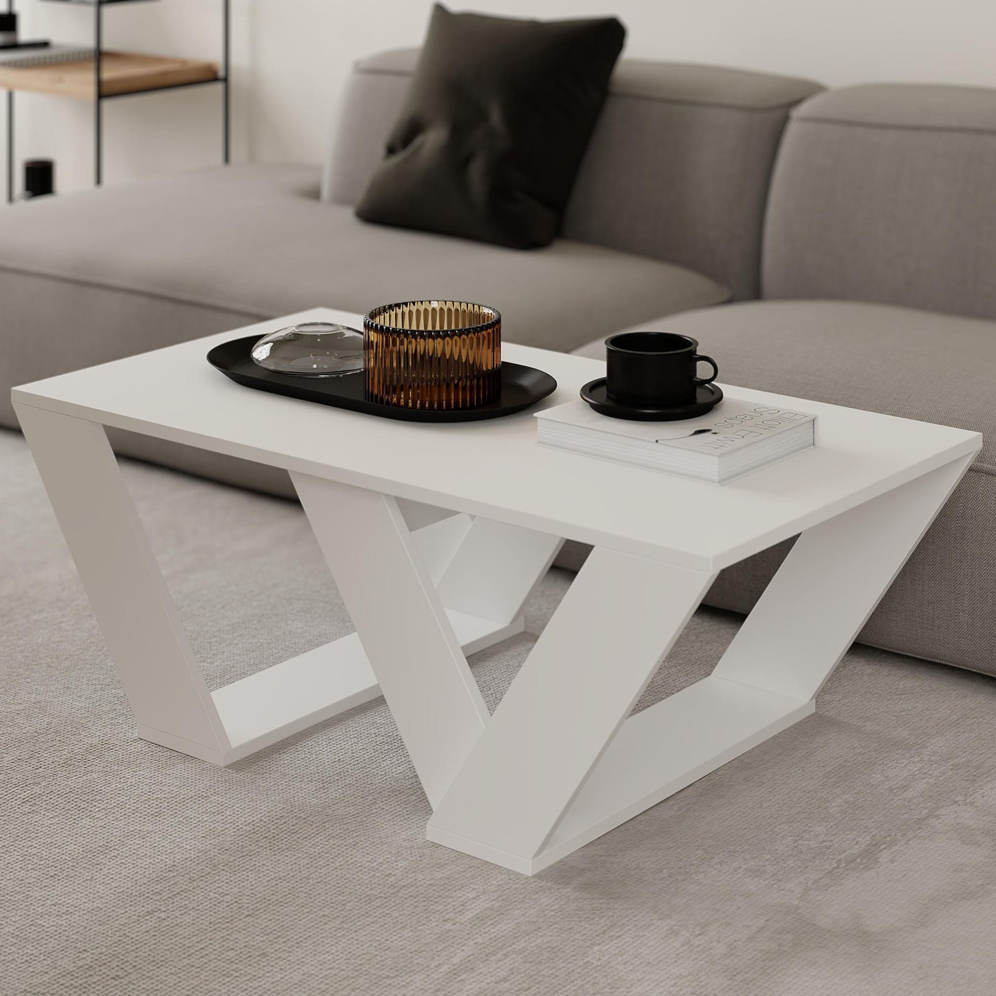 Pipra kohvilaud – Modernne ja stiilne laud elutuppa (110 x 60 x 40 cm)