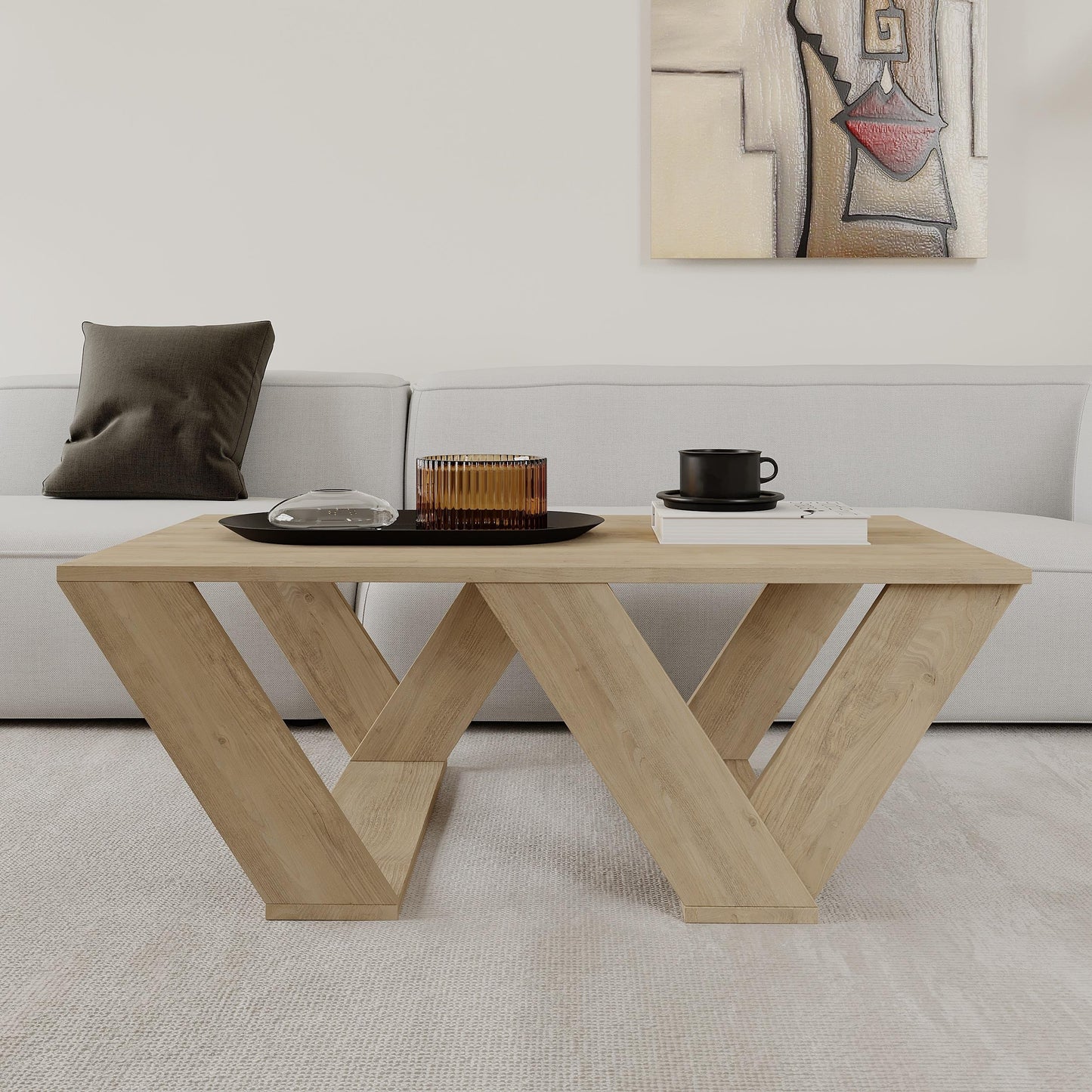 Pipra kohvilaud – Modernne ja stiilne laud elutuppa (110 x 60 x 40 cm)