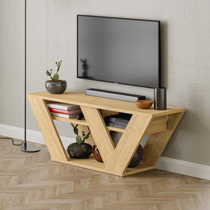 Pipralla modernne TV-alus riiulitega kuni 43" teleritele, 110 cm
