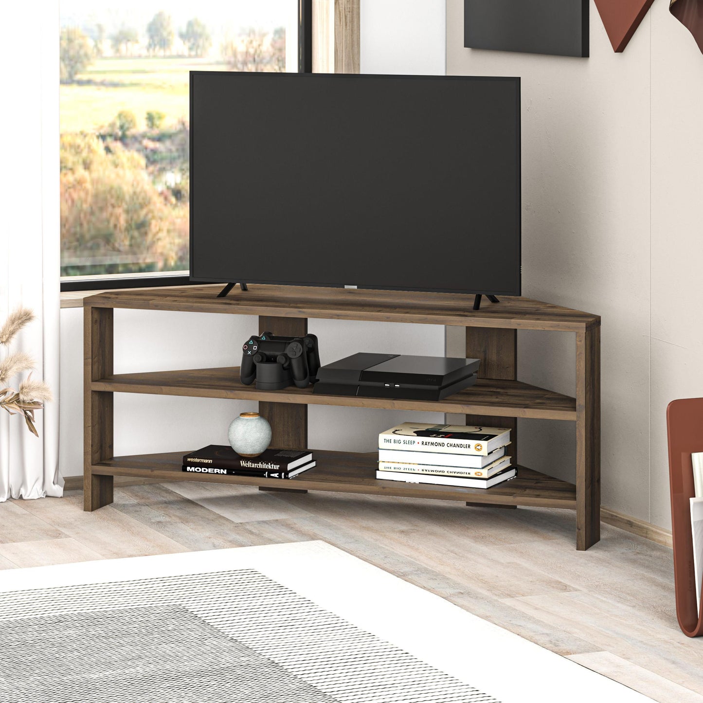 Thales nurgaga TV-alus – kaasaegne meediakeskus, 110 cm lai