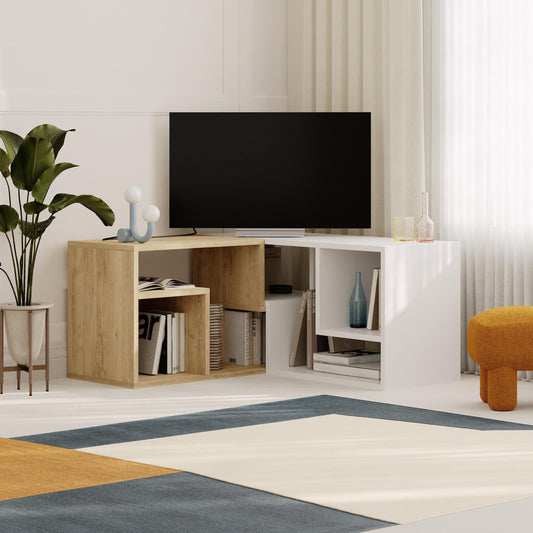 Glis Nurga TV Laud / Modulaarne Telerialus kuni 35-tollistele Teleritele –  Glis, Kaasaegne ja Mitmeotstarbeline
